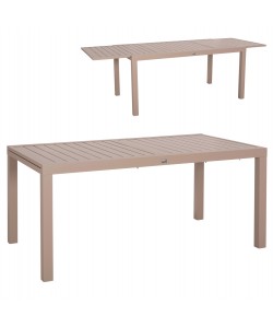 ΤΡΑΠΕΖΙ ΕΠΕΚΤΕΙΝΟΜΕΝΟ KRUM HM6277.04 ΑΛΟΥΜΙΝΙΟ ΚΑΠΟΥΤΣΙΝΟ 160-240x90x73Υεκ.