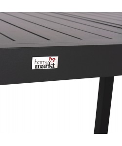 ΤΡΑΠΕΖΙ ΕΠΕΚΤΕΙΝΟΜΕΝΟ KRUM HM6277.03 ΑΛΟΥΜΙΝΙΟ ΣΚΟΥΡΟ ΓΚΡΙ 160-240x90x73Υεκ.