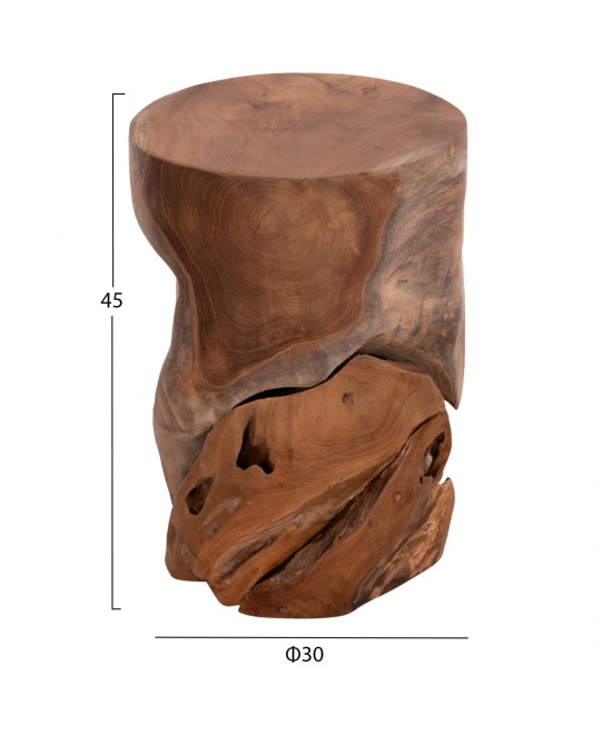 ΒΟΗΘΗΤΙΚΟ ΣΚΑΜΠΟ/ΤΡΑΠΕΖΑΚΙ STOMP HM9350.11 ΞΥΛΟ TEAK-ΦΥΣΙΚΟ Φ30x45Υεκ. ΒΟΗΘΗΤΙΚΟ ΣΚΑΜΠΟ/ΤΡΑΠΕΖΑΚΙ STOMP HM9350.11 ΞΥΛΟ TEAK-ΦΥΣΙΚΟ Φ30x45Υεκ.