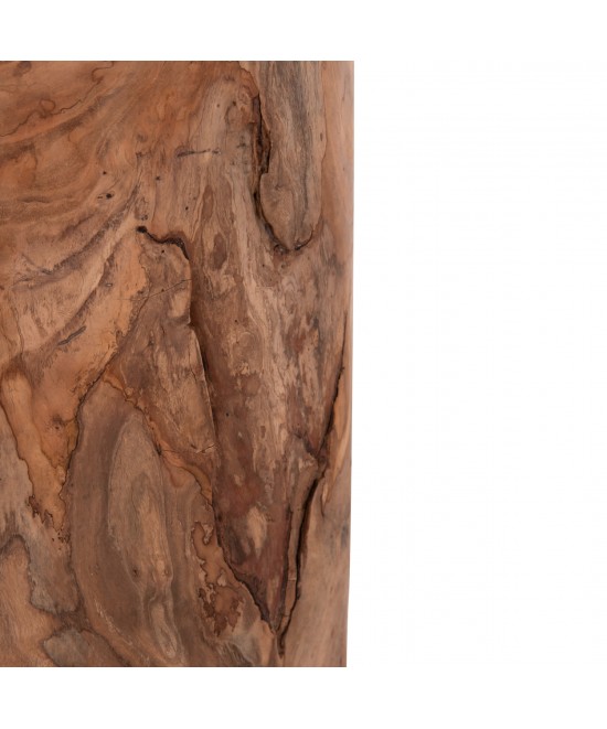 ΒΟΗΘΗΤΙΚΟ ΤΡΑΠΕΖΑΚΙ/ΣΚΑΜΠΟ TRONCO HM9374.21 ΞΥΛΟ TEAK--ΦΥΣΙΚΟ Φ30x45Υεκ.