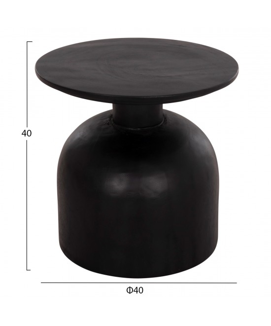 ΒΟΗΘΗΤΙΚΟ ΤΡΑΠΕΖΑΚΙ PUMBE-s HM9892.12 ΞΥΛΟ SUAR--ΜΑΥΡΟ Φ40x40Υεκ