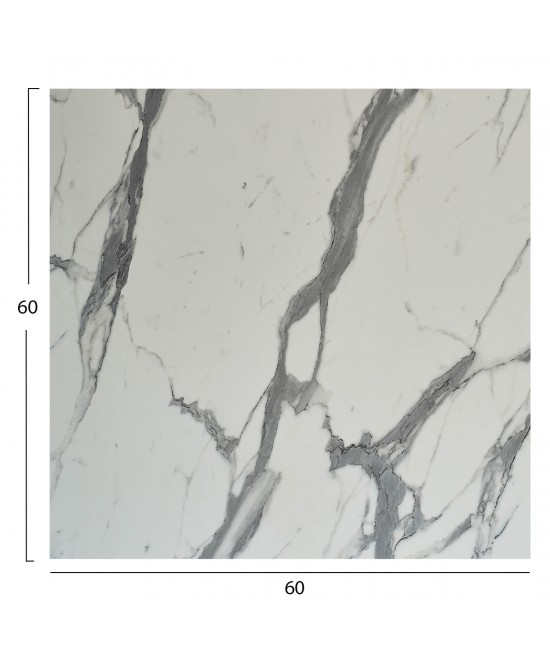 ΕΠΙΦΑΝΕΙΑ ΤΡΑΠΕΖΙΟΥ HPL ΤΕΤΡΑΓΩΝΗ HM5837.31 WHITE MARBLE 60x60εκ.