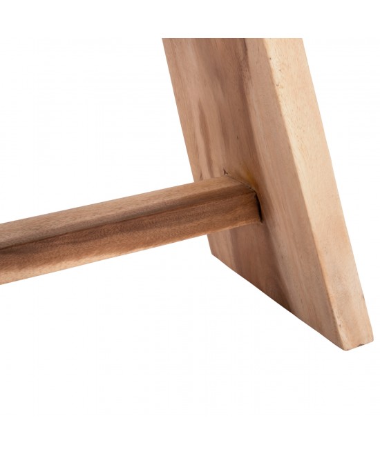 ΒΟΗΘΗΤΙΚΟ ΣΚΑΜΠΟ SADEL HM18294 ΞΥΛΟ SUAR--ΦΥΣΙΚΟ 50x30x45Υεκ.