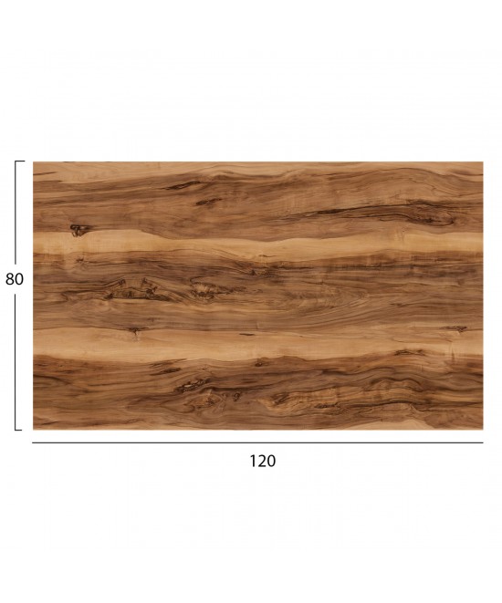 ΕΠΙΦΑΝΕΙΑ ΤΡΑΠΕΖΙΟΥ HPL ΟΡΘΟΓΩΝΙΑ HM5840.30 INDIAN SHEESHAM 120x80εκ.