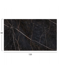 ΕΠΙΦΑΝΕΙΑ ΤΡΑΠΕΖΙΟΥ HPL ΟΡΘΟΓΩΝΙΑ HM5840.34 BLACK MARBLE 120x80εκ.