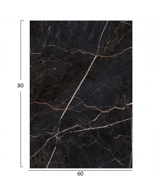 ΕΠΙΦΑΝΕΙΑ ΤΡΑΠΕΖΙΟΥ HPL ΟΡΘΟΓΩΝΙΑ HM6350.34 BLACK MARBLE 60x80εκ.