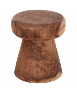 ΣΚΑΜΠΟ-ΤΡΑΠΕΖΑΚΙ ΣΤΡΟΓΓΥΛΟ CUPRE HM9793.11 ΜΑΣΙΦ ΞΥΛΟ SUAR-ΦΥΣΙΚΟ Φ40x45Υεκ.