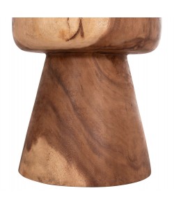 ΣΚΑΜΠΟ-ΤΡΑΠΕΖΑΚΙ ΣΤΡΟΓΓΥΛΟ CUPRE HM9793.11 ΜΑΣΙΦ ΞΥΛΟ SUAR-ΦΥΣΙΚΟ Φ40x45Υεκ.