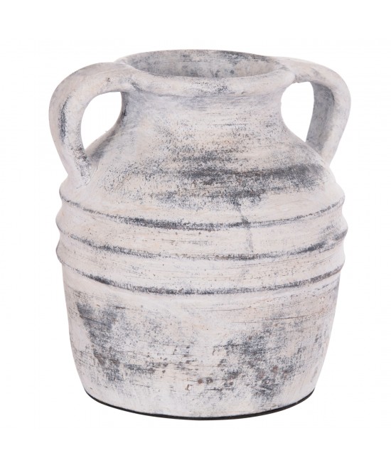 ΔΙΑΚΟΣΜΗΤΙΚΟ ΕΠΙΤΡΑΠΕΖΙΟ ΒΑΖΟ VERMO HM4398 ΤΕΡΑΚΟΤΑ ΣΕ ΑΝΟΙΧΤΟ ΓΚΡΙ Φ21x22Υεκ.