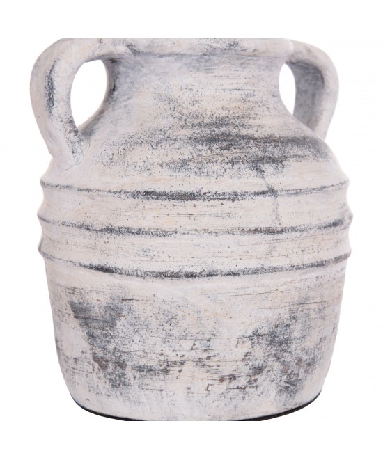 ΔΙΑΚΟΣΜΗΤΙΚΟ ΕΠΙΤΡΑΠΕΖΙΟ ΒΑΖΟ VERMO HM4398 ΤΕΡΑΚΟΤΑ ΣΕ ΑΝΟΙΧΤΟ ΓΚΡΙ Φ21x22Υεκ.