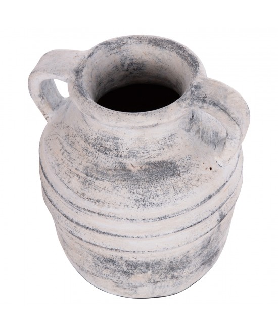 ΔΙΑΚΟΣΜΗΤΙΚΟ ΕΠΙΤΡΑΠΕΖΙΟ ΒΑΖΟ VERMO HM4398 ΤΕΡΑΚΟΤΑ ΣΕ ΑΝΟΙΧΤΟ ΓΚΡΙ Φ21x22Υεκ.