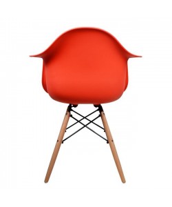 ΠΟΛΥΘΡΟΝΑ ΜΕ ΞΥΛΙΝΑ ΠΟΔΙΑ & ΚΑΘΙΣΜΑ ΚΟΚΚΙΝΟ MIRTO HM005.04 64x60x81 εκ.