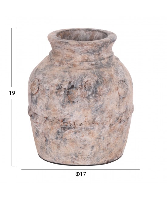 ΔΙΑΚΟΣΜΗΤΙΚΟ ΕΠΙΤΡΑΠΕΖΙΟ ΒΑΖΟ VERMO HM4395 ΤΕΡΑΚΟΤΑ ΣΕ ΓΚΡΙ Φ17x19Υεκ. ΔΙΑΚΟΣΜΗΤΙΚΟ ΕΠΙΤΡΑΠΕΖΙΟ ΒΑΖΟ VERMO HM4395 ΤΕΡΑΚΟΤΑ ΣΕ ΓΚΡΙ Φ17x19Υεκ.