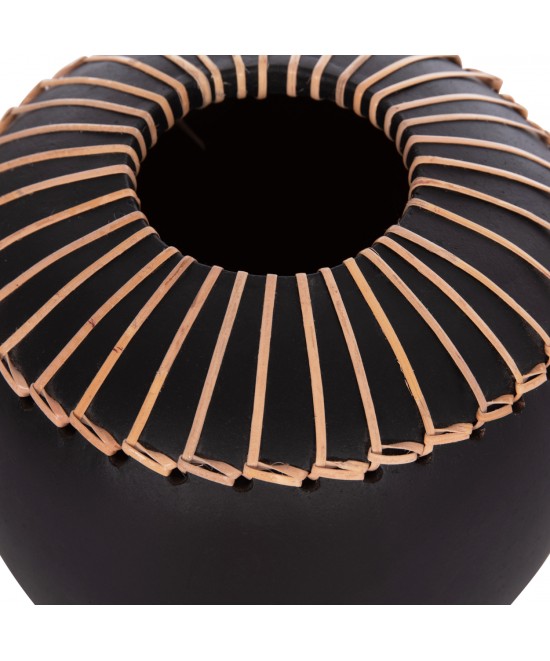 ΕΠΙΤΡΑΠΕΖΙΟ ΔΙΑΚΟΣΜΗΤΙΚΟ ΒΑΖΟ LENNOX HM4675.01L TΕΡΑΚΟΤΑ ΣΕ ΜΑΥΡΟ--Φ22x20Υεκ. ΕΠΙΤΡΑΠΕΖΙΟ ΔΙΑΚΟΣΜΗΤΙΚΟ ΒΑΖΟ LENNOX HM4675.01L TΕΡΑΚΟΤΑ ΣΕ ΜΑΥΡΟ--Φ22x20Υεκ.