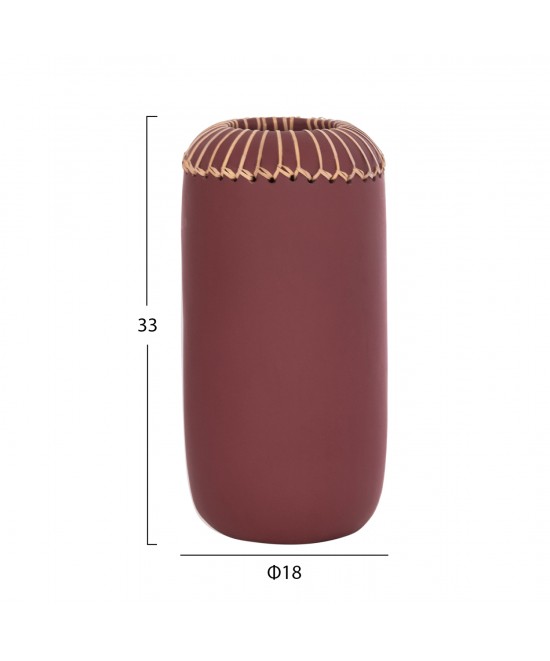 ΕΠΙΤΡΑΠΕΖΙΟ ΔΙΑΚΟΣΜΗΤΙΚΟ ΒΑΖΟ LENNOX HM4675.06S TΕΡΑΚΟΤΑ ΣΕ ΒΥΣΣΙΝΙ--Φ18x33Υεκ.