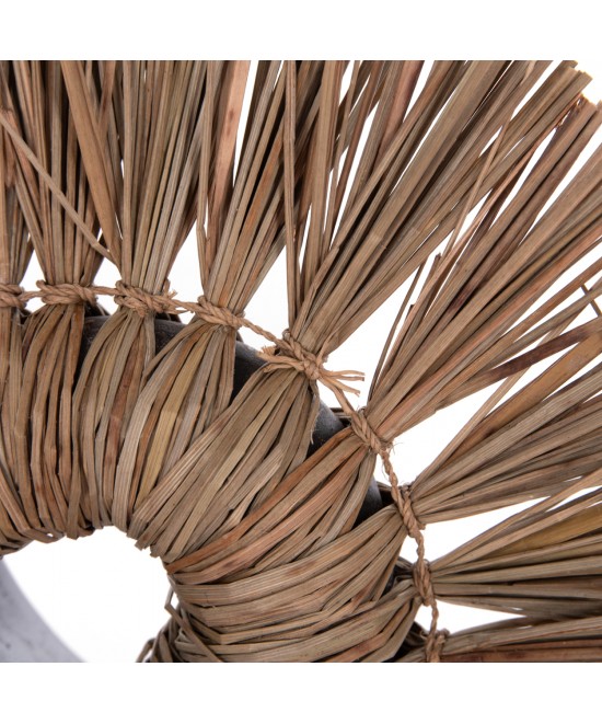 ΕΠΙΤΡΑΠΕΖΙΟ ΔΙΑΚΟΣΜΗΤΙΚΟ ALICA2 HM4671.01 ΜΑΥΡΗ ΤΕΡΑΚΟΤΑ & GRASS--44x18x50Υεκ.