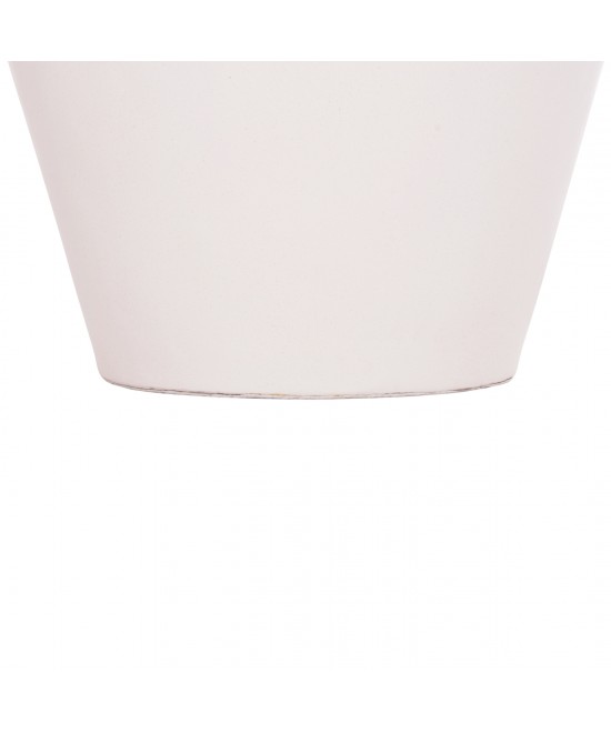 ΔΙΑΚΟΣΜΗΤΙΚΟ ΒΑΖΟ ΔΑΠΕΔΟΥ NEBULA HM4661.02 FIBER CEMENT ΛΕΥΚΟ--ΞΥΛΟ ΤΕΑΚ Φ60x115Υεκ.