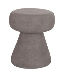 ΣΚΑΜΠΟ ΣΤΡΟΓΓΥΛΟ INTERON HM18171.03 FIBER CEMENT ΣΕ ΓΚΡΙ--Φ34x39Υεκ.