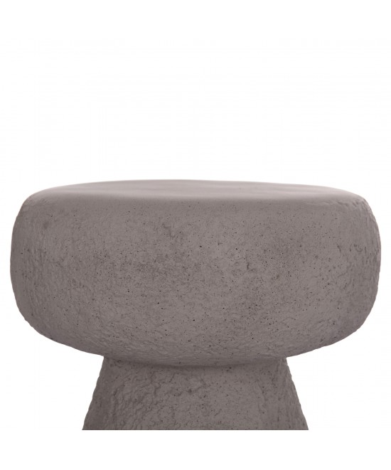 ΣΚΑΜΠΟ ΣΤΡΟΓΓΥΛΟ INTERON HM18171.03 FIBER CEMENT ΣΕ ΓΚΡΙ--Φ34x39Υεκ.