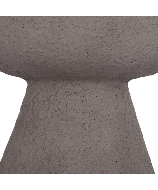 ΣΚΑΜΠΟ ΣΤΡΟΓΓΥΛΟ INTERON HM18171.03 FIBER CEMENT ΣΕ ΓΚΡΙ--Φ34x39Υεκ.