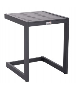 ΤΡΑΠΕΖΑΚΙ ΞΑΠΛΩΣΤΡΑΣ BELLING HM6274.03 ΑΛΟΥΜΙΝΙΟ ΣΕ ΣΚΟΥΡΟ ΓΚΡΙ 42x43x53Υεκ.