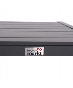 ΤΡΑΠΕΖΑΚΙ ΞΑΠΛΩΣΤΡΑΣ BELLING HM6274.03 ΑΛΟΥΜΙΝΙΟ ΣΕ ΣΚΟΥΡΟ ΓΚΡΙ 42x43x53Υεκ.