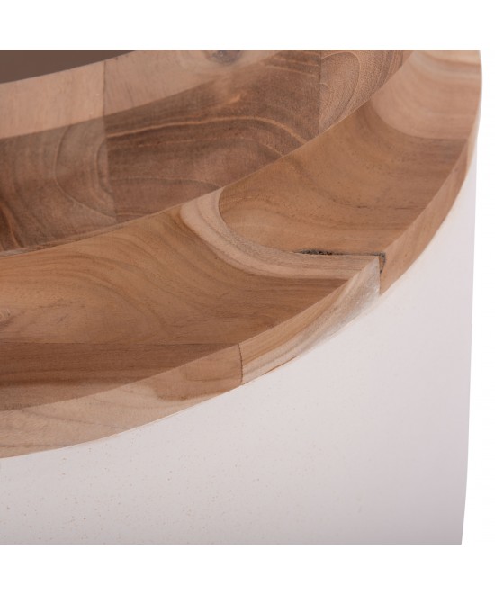 ΔΙΑΚΟΣΜΗΤΙΚΟ ΒΑΖΟ ΔΑΠΕΔΟΥ LINTER HM4662.02L FIBER CEMENT ΛΕΥΚΟ--ΞΥΛΟ ΤΕΑΚ Φ41x47Υεκ. ΔΙΑΚΟΣΜΗΤΙΚΟ ΒΑΖΟ ΔΑΠΕΔΟΥ LINTER HM4662.02L FIBER CEMENT ΛΕΥΚΟ--ΞΥΛΟ ΤΕΑΚ Φ41x47Υεκ.