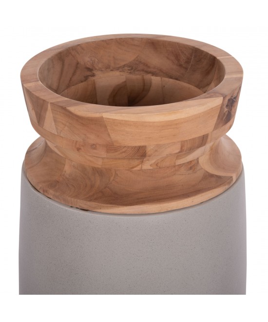 ΔΙΑΚΟΣΜΗΤΙΚΟ ΒΑΖΟ ΔΑΠΕΔΟΥ LINTER HM4662.03S FIBER CEMENT ΓΚΡΙ--ΞΥΛΟ ΤΕΑΚ Φ34x60Υεκ. ΔΙΑΚΟΣΜΗΤΙΚΟ ΒΑΖΟ ΔΑΠΕΔΟΥ LINTER HM4662.03S FIBER CEMENT ΓΚΡΙ--ΞΥΛΟ ΤΕΑΚ Φ34x60Υεκ.