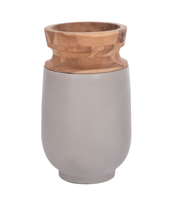 ΔΙΑΚΟΣΜΗΤΙΚΟ ΒΑΖΟ ΔΑΠΕΔΟΥ LINTER HM4662.03S FIBER CEMENT ΓΚΡΙ--ΞΥΛΟ ΤΕΑΚ Φ34x60Υεκ. ΔΙΑΚΟΣΜΗΤΙΚΟ ΒΑΖΟ ΔΑΠΕΔΟΥ LINTER HM4662.03S FIBER CEMENT ΓΚΡΙ--ΞΥΛΟ ΤΕΑΚ Φ34x60Υεκ.