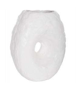 ΕΠΙΤΡΑΠΕΖΙΟ ΔΙΑΚΟΣΜΗΤΙΚΟ ΒΑΖΟ NAMENTIS HM4673.02S ΛΕΥΚΗ ΤΕΡΑΚΟΤΑ--22x13x28Υεκ