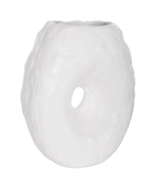 ΕΠΙΤΡΑΠΕΖΙΟ ΔΙΑΚΟΣΜΗΤΙΚΟ ΒΑΖΟ NAMENTIS HM4673.02S ΛΕΥΚΗ ΤΕΡΑΚΟΤΑ--22x13x28Υεκ