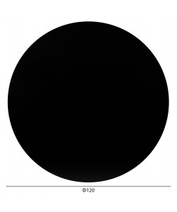 ΕΠΙΦΑΝΕΙΑ ΤΡΑΠΕΖΙΟΥ HPL ΣΤΡΟΓΓΥΛΗ HM6351.21 ΜΑΥΡΗ Φ120εκ. ΕΠΙΦΑΝΕΙΑ ΤΡΑΠΕΖΙΟΥ HPL ΣΤΡΟΓΓΥΛΗ HM6351.21 ΜΑΥΡΗ Φ120εκ.