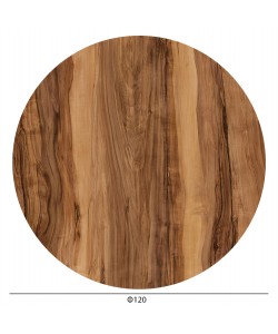 ΕΠΙΦΑΝΕΙΑ ΤΡΑΠΕΖΙΟΥ HPL ΣΤΡΟΓΓΥΛΗ HM6351.30 INDIAN SHEΕSHAM Φ120εκ.