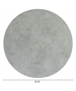 ΕΠΙΦΑΝΕΙΑ ΤΡΑΠΕΖΙΟΥ HPL ΣΤΡΟΓΓΥΛΗ HM6351.32 CEMENT Φ120εκ.