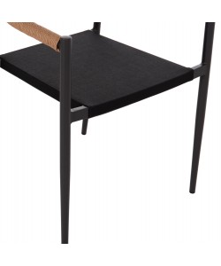 ΣΕΤ ΤΡΑΠΕΖΑΡΙΑΣ ΕΞΩΤ. ΧΩΡΟΥ 5ΤΜΧ BERG HM21134 ΣΚΟΥΡΟ ΓΚΡΙ ΑΛΟΥΜΙΝΙΟ--P.E.RATTAN