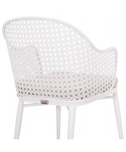 ΣΕΤ ΤΡΑΠΕΖΑΡΙΑΣ ΕΞ.ΧΩΡΟΥ KRUM HM21147 ΤΡΑΠΕΖΙ ΜΕ 6 ΠΟΛΥΘΡΟΝΕΣ--ΛΕΥΚΟ ΑΛΟΥΜΙΝΙΟ