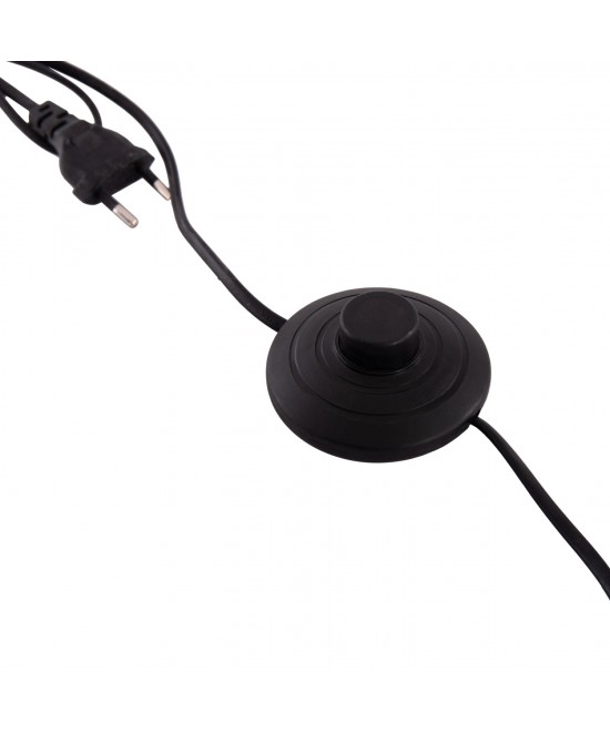 ΔΙΑΚΟΣΜΗΤΙΚΟ ΦΩΤΙΣΤΙΚΟ ΔΑΠΕΔΟΥ TUSKEN HM4702.01 FIBER CEMENT-ΜΑΥΡΟ 50x43x145Υεκ.