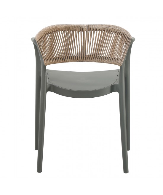 ΠΟΛΥΘΡΟΝΑ ΠΟΛΥΠΡΟΠΥΛΕΝΙΟΥ EVA HM6155.05 OLIVE GREEN--P.P. ΜΠΕΖ ΣΧΟΙΝΙ 56,5x53x80Υεκ.