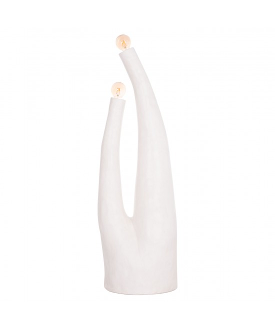 ΔΙΑΚΟΣΜΗΤΙΚΟ ΦΩΤΙΣΤΙΚΟ ΔΑΠΕΔΟΥ TUSKEN HM4702.02 FIBER CEMENT-ΛΕΥΚΟ 50x43x145Υεκ