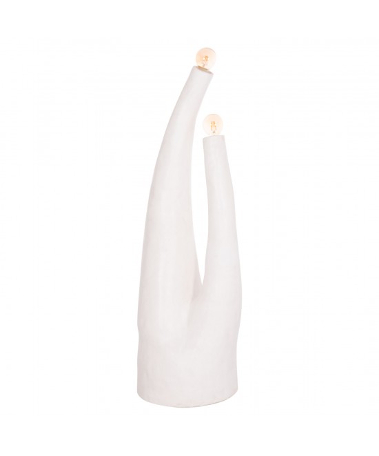 ΔΙΑΚΟΣΜΗΤΙΚΟ ΦΩΤΙΣΤΙΚΟ ΔΑΠΕΔΟΥ TUSKEN HM4702.02 FIBER CEMENT-ΛΕΥΚΟ 50x43x145Υεκ