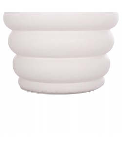 ΣΚΑΜΠΟ PUFFAT HM18172.02 FIBER CEMENT ΛΕΥΚΟ- ΞΥΛΟ TEAK TOP Φ45x46Υεκ.