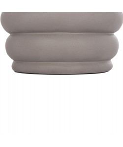 ΣΚΑΜΠΟ PUFFAT HM18172.03 FIBER CEMENT ΓΚΡΙ- ΞΥΛΟ TEAK TOP Φ45x46Υεκ.