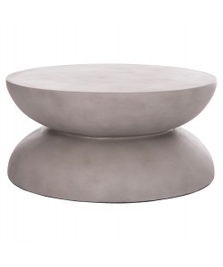 ΤΡΑΠΕΖΙ ΣΑΛΟΝΙΟΥ ANNA HM18158.03 FIBER CEMENT ΣΕ ΓΚΡΙ--Φ92x44.5Υεκ