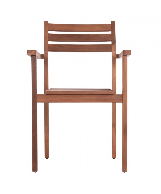 ΠΟΛΥΘΡΟΝΑ KEMPO HM6358 ΞΥΛΟ TEAK ΣΕ ΦΥΣΙΚΟ--58x58,5x88Υεκ.