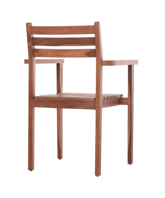 ΠΟΛΥΘΡΟΝΑ KEMPO HM6358 ΞΥΛΟ TEAK ΣΕ ΦΥΣΙΚΟ--58x58,5x88Υεκ.