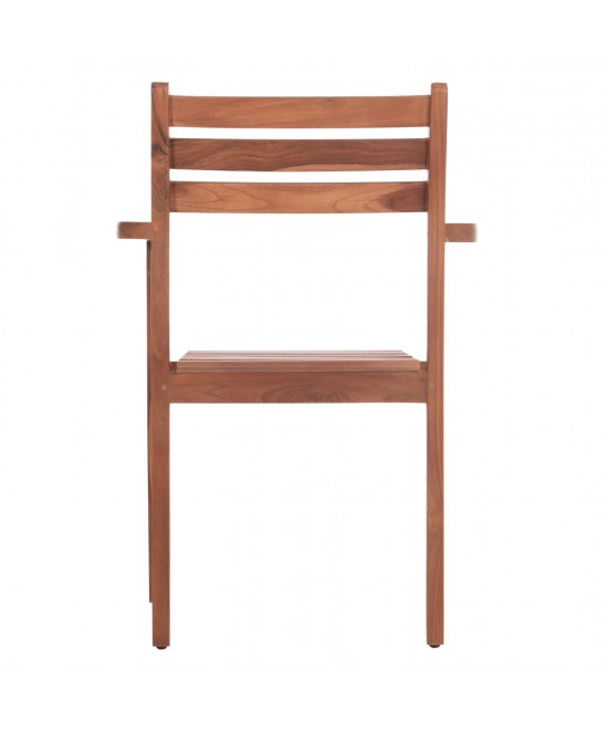 ΠΟΛΥΘΡΟΝΑ KEMPO HM6358 ΞΥΛΟ TEAK ΣΕ ΦΥΣΙΚΟ--58x58,5x88Υεκ.