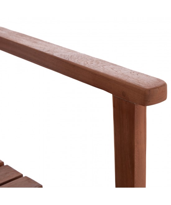 ΠΟΛΥΘΡΟΝΑ KEMPO HM6358 ΞΥΛΟ TEAK ΣΕ ΦΥΣΙΚΟ--58x58,5x88Υεκ.