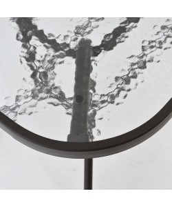 ΤΡΑΠΕΖΙ BRUNO 140Χ80Χ72Υεκ. ΚΑΦΕ ΜΕΤΑΛΛΙΚΟ ΜΕ ΓΥΑΛΙΝΗ ΕΠΙΦΑΝΕΙΑ HM5106.02