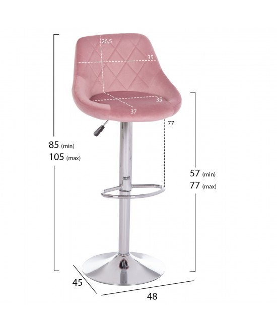 ΣΚΑΜΠΟ ΜΠΑΡ ROSE HM204.42 ΜΕ ΑΜΟΡΤΙΣΕΡ ΧΡΩΜΙΟΥ & ΣΑΠΙΟ ΜΗΛΟ ΒΕΛΟΥΔΟ 48x45x105Υεκ. ΣΚΑΜΠΟ ΜΠΑΡ ROSE HM204.42 ΜΕ ΑΜΟΡΤΙΣΕΡ ΧΡΩΜΙΟΥ & ΣΑΠΙΟ ΜΗΛΟ ΒΕΛΟΥΔΟ 48x45x105Υεκ.