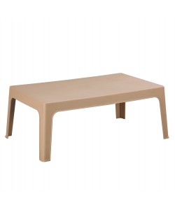 ΤΡΑΠΕΖΑΚΙ ΟΡΘΟΓΩΝΙΟ SLEEK HM6367.03 ΠΟΛΥΠΡΟΠΥΛΕΝΙΟ ΚΑΠΟΥΤΣΙΝΟ 105x64x40Υεκ.